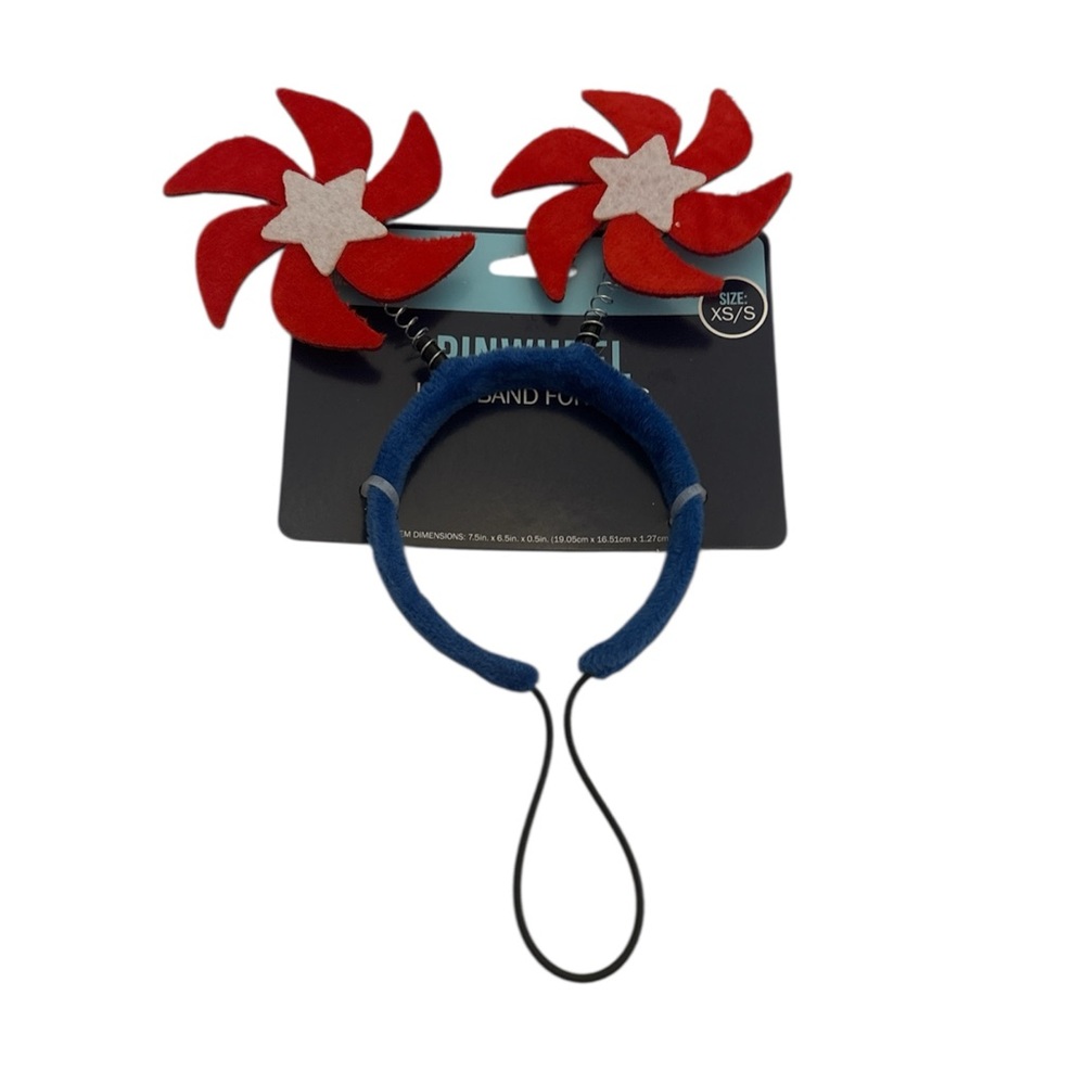 Red and Blue Small Pet Hair Accessories